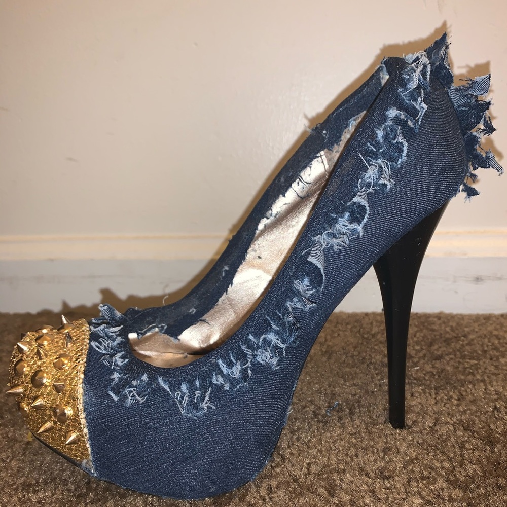 Denim Heel